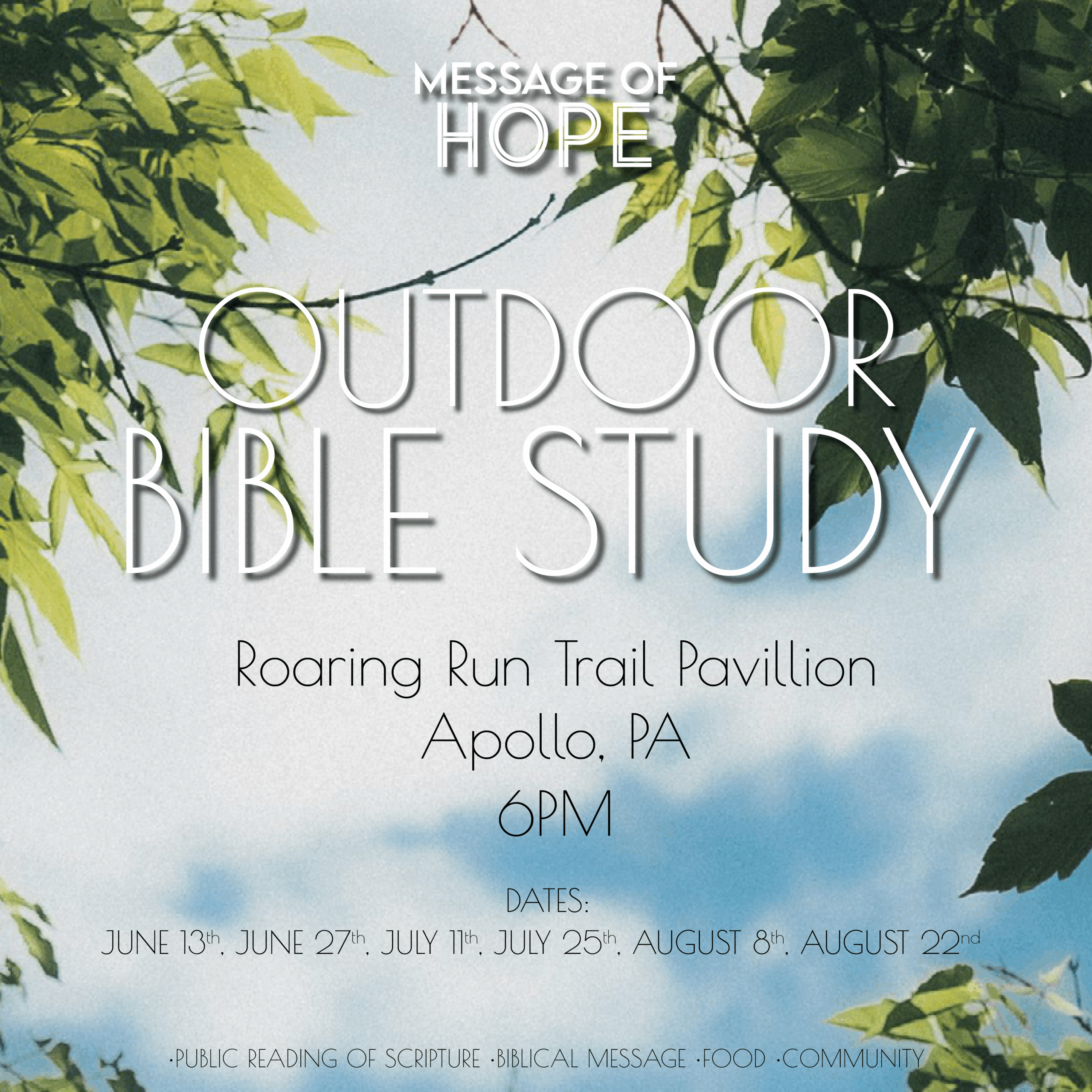 Outdoor Bible Study